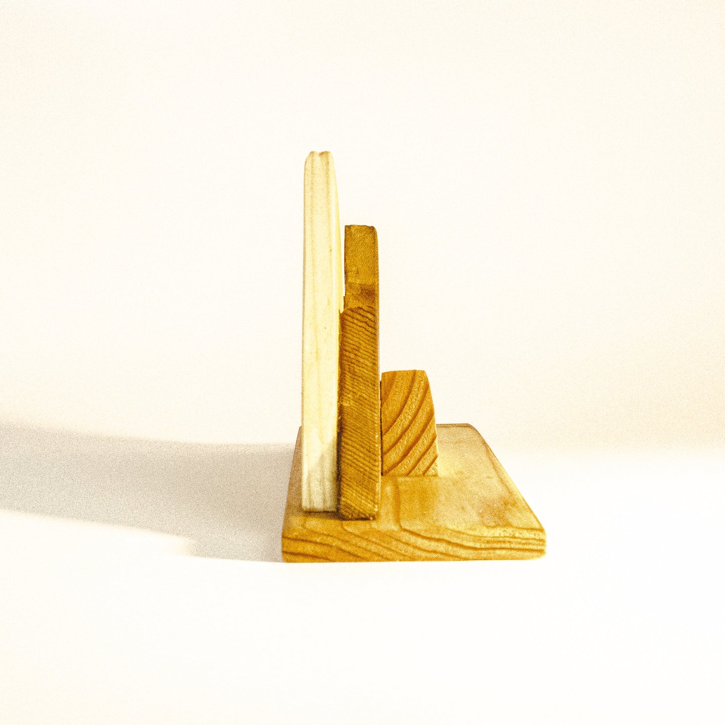 Handcrafted Wooden Mountain Sculpture, Style C – Reclaimed Pine & Cedar | Made in Colorado