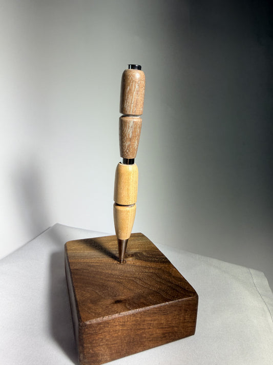 Cairn — White Oak & Maple Pen — detail