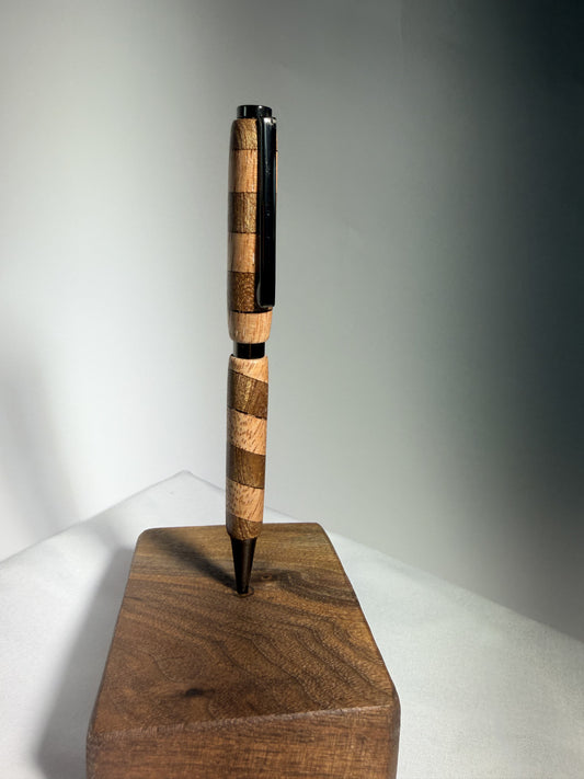 Timberline — Lacewood & Leopardwood Pen — detail