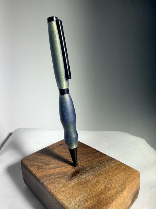Glacier — Translucent Blue Epoxy Pen — hero