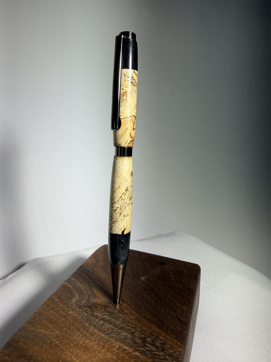 Ink Lines — Spalted Tamarind Pen — hero
