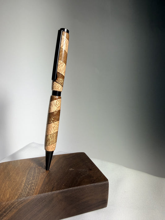 Switchback — Lacewood & Leopardwood Pen — hero
