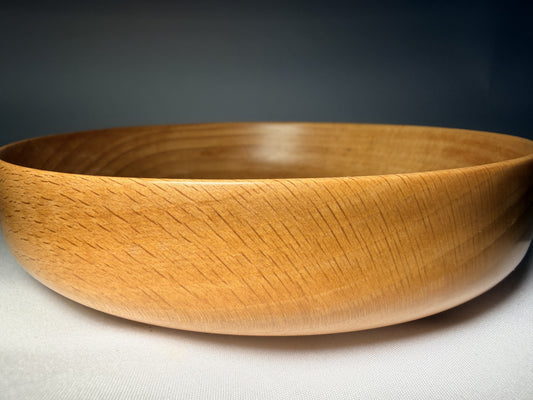 Circles in Time maple bowl, growth rings along the side